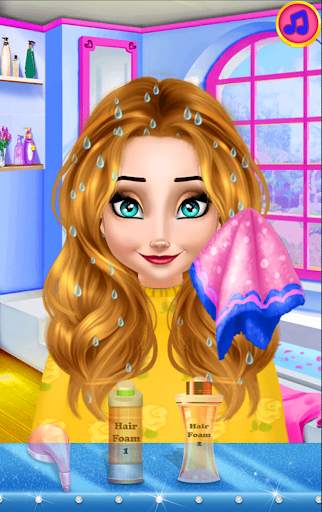 Hair salon girl princesses kingdoms choose styles screenshot 7