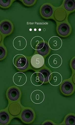 Fidget Spinner Lock Screen Pin Pattern Spinner screenshot 7