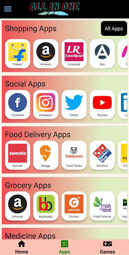 All in one : One place for All Apps & Games screenshot 4