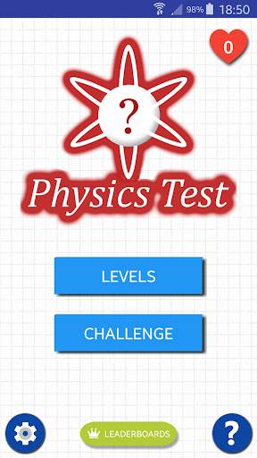 Physics Test screenshot 1