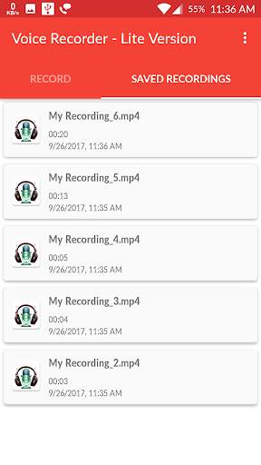 Voice Recorder - Lite Version screenshot 2