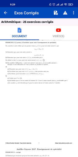 Ekolo Soutien Scolaire: Cours, Exercices, Sujets screenshot 4