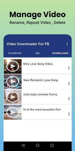 Video Downloader for Facebook - HD Videos Saver screenshot 3