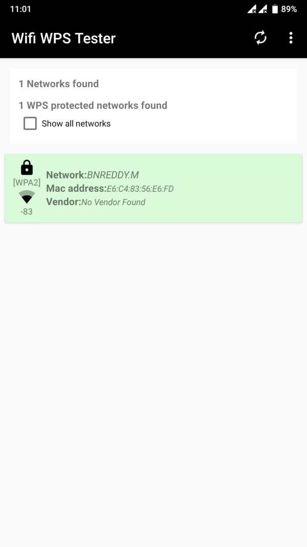 WPS WPA WIFI PIN TESTER screenshot 3