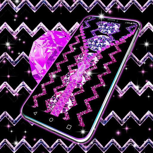 Zipper diamond flower locker screenshot 7