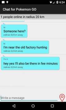 Chat for Pokemon GO screenshot 1