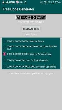 Gift Code Generator screenshot 3