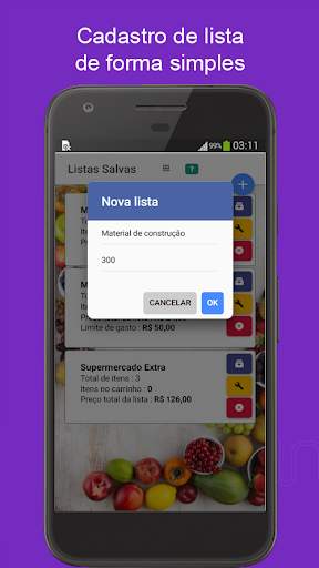Lista de compras com preço screenshot 3