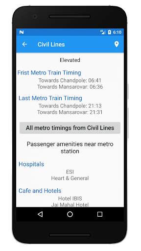Jaipur Metro Route, Fares, Map, Timings - 2020 screenshot 6