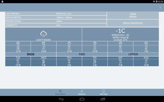 La Tania Snow Report screenshot 5