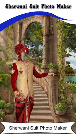 Men Sherwani Photo Suit Editor 2 تصوير الشاشة