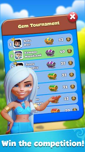 Gemmy Lands: Match 3 Games 6 تصوير الشاشة