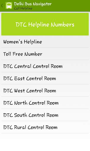 Delhi Bus Routes screenshot 1