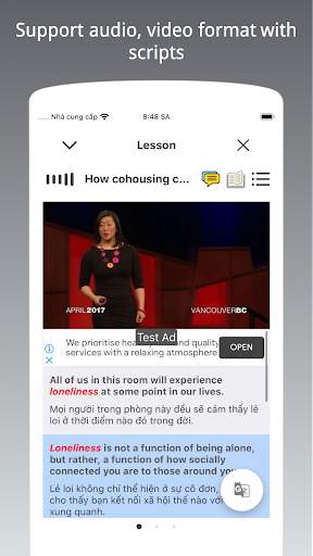 Học Tiếng Anh - IELTS Song Ngữ screenshot 2