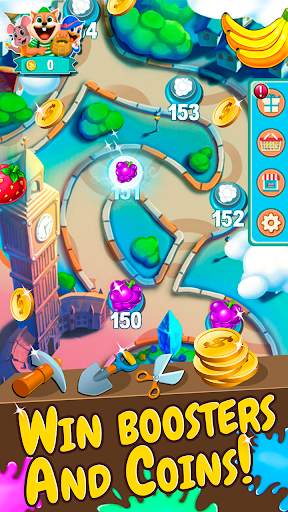 Fruit Shake - Adventure Match 3 jam game Free screenshot 8