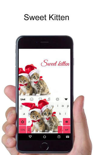 Kitten  Live KeyboardTheme screenshot 2