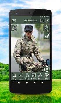 Commando photo suit |  photo editor screenshot 3