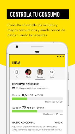 MÁSMÓVIL - Área de cliente screenshot 2