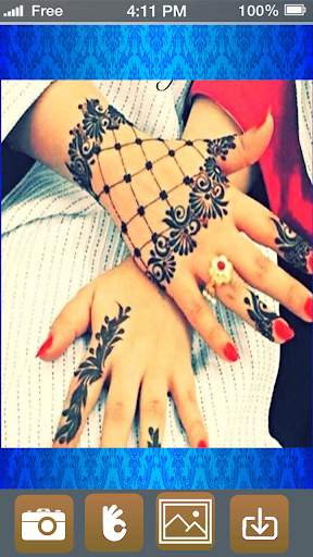 Mehndi Design Photo Editor - H screenshot 4