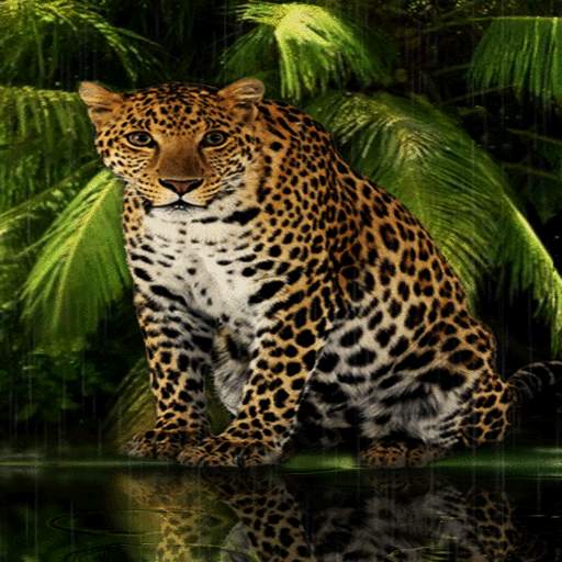 Angry Forest Leopard LWP 3