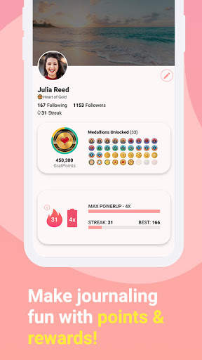 365 Gratitude Journal — Self-Care app स्क्रीनशॉट 8