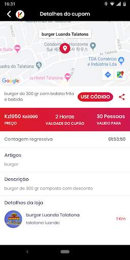 Kupon Angola screenshot 3