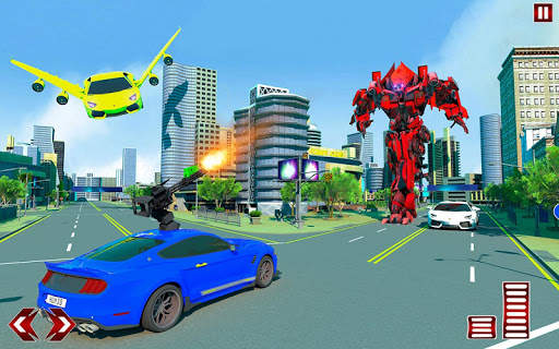 Flying Car Robot Game - Robot Transforming Games screenshot 7