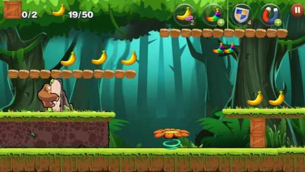 jungle 2 banana monkey running screenshot 1