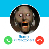 Scary Granny Horror Fake Call ( Prank ) иконка