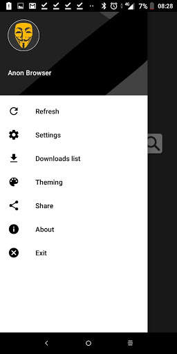 Anon Browser screenshot 1