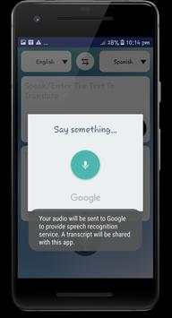 Google Voice Translator screenshot 2