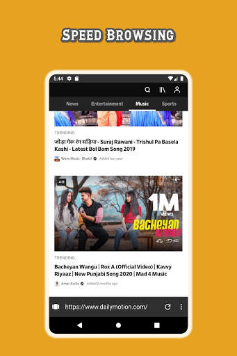 UccNew Mini Browser - Fast Browser Video Downloads screenshot 1
