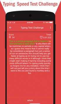 Typing Speed Test Challenge скриншот 4