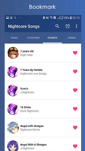 NIGHTCORE SONGS & RADIOS screenshot 7
