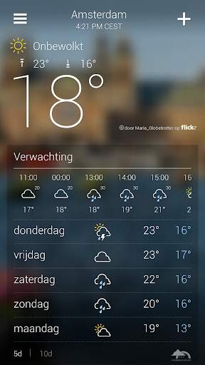 Yahoo Weer screenshot 2