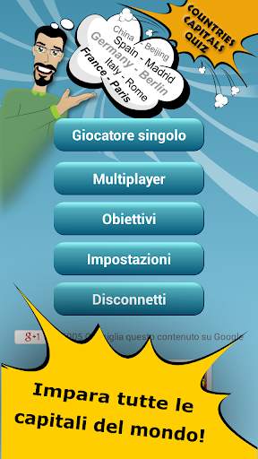Quiz Paesi e Capitali screenshot 1