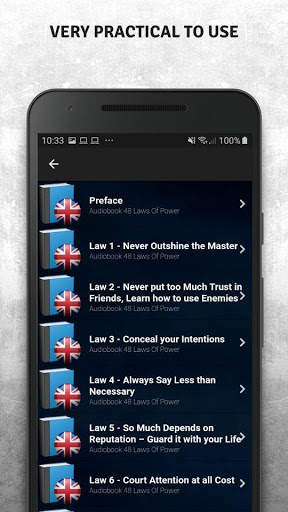 Audiobook 48 Laws Of Power Free screenshot 2