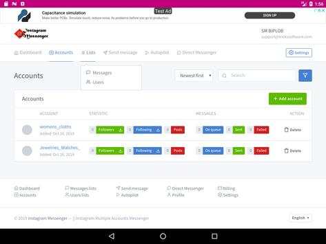 Instagram Messenger - Multiple Accounts Messenger screenshot 16