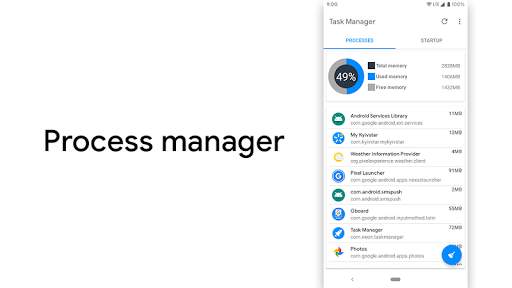 Task Manager - Process & Startup Manager screenshot 1
