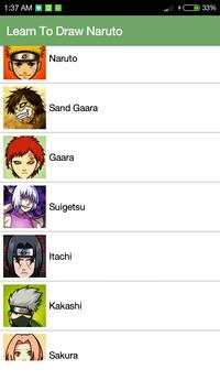 Learn To Draw Naruto screenshot 1