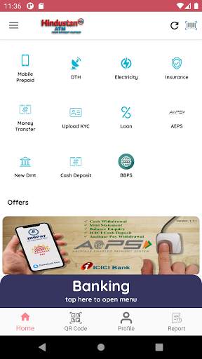 Hindustan ATM - AEPS,MATM,BBPS,DMT,Rechage,Travels screenshot 1