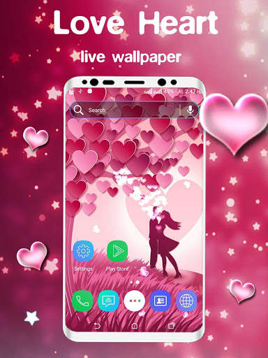 Love Heart Particle LiveWallpaper screenshot 2