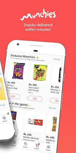 Munchies: Snack Delivery App screenshot 2