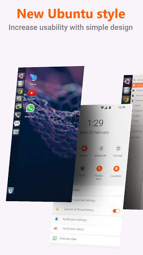 Ubuntu Style Launcher screenshot 1