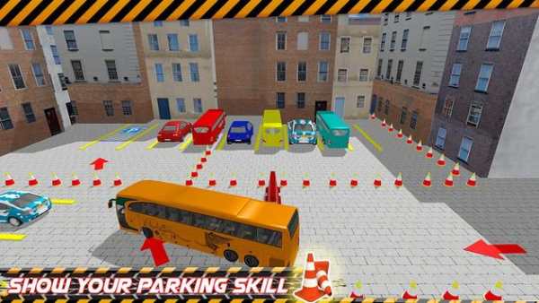 Real Coach Bus Simulator Drive City Bus Parking screenshot 4