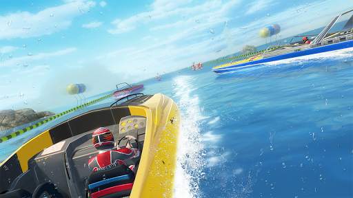 Boat Stunts Racing-Water Games screenshot 4