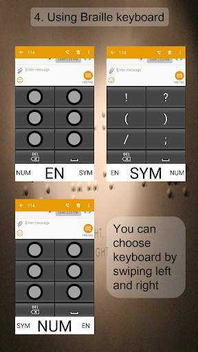 Braille Keyboard 3 تصوير الشاشة