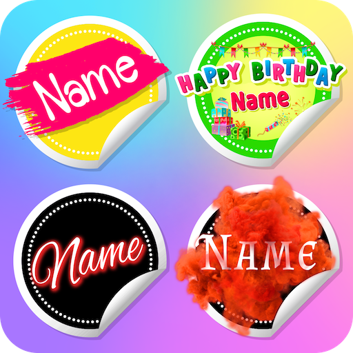 Name Sticker Maker -  Chat Stickers आइकन
