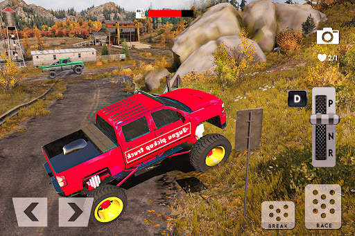 Off-Road Pickup Truck Hill Driving Simulator 2021 screenshot 1