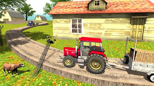 Tractor Trolley Driving Game screenshot 4